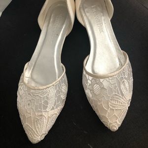 Wedding Lace Ivory Shoes
